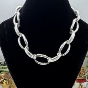Vintage RIM SOHO RLM ROBERT LEE MORRIS Chunky Links Necklace NWT 15" Long